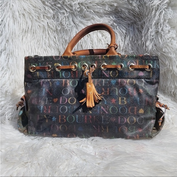 Dooney & Bourke Original Monogram HandBag vintage - Picture 2 of 8